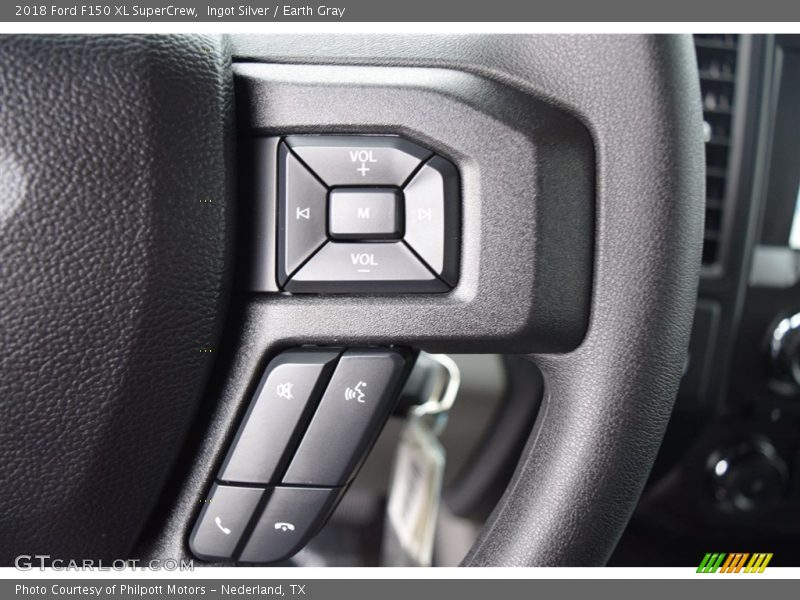 Ingot Silver / Earth Gray 2018 Ford F150 XL SuperCrew