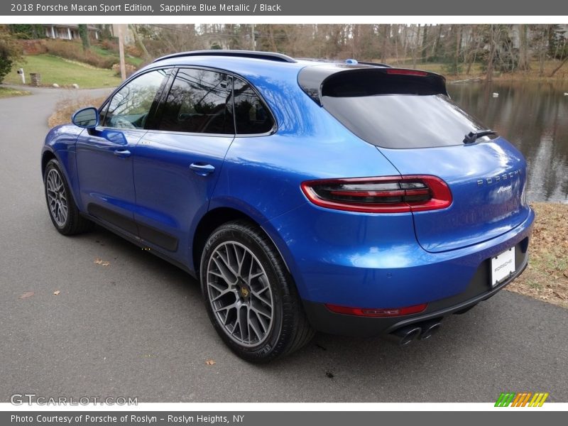 Sapphire Blue Metallic / Black 2018 Porsche Macan Sport Edition