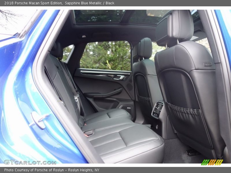 Rear Seat of 2018 Macan Sport Edition