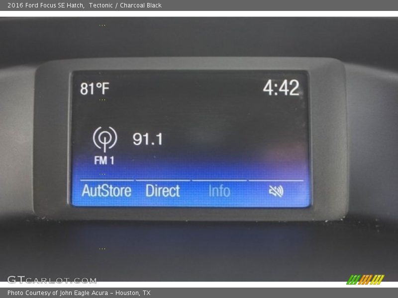 Tectonic / Charcoal Black 2016 Ford Focus SE Hatch