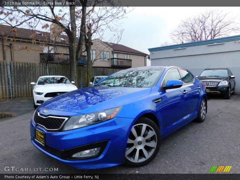 Corsa Blue / Black 2013 Kia Optima SX