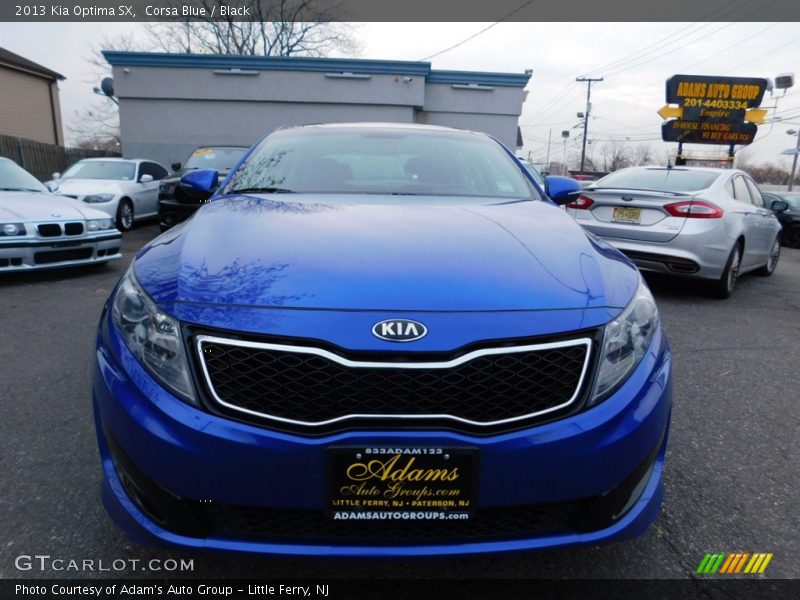 Corsa Blue / Black 2013 Kia Optima SX