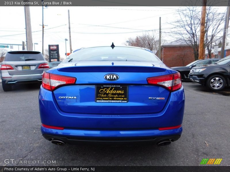 Corsa Blue / Black 2013 Kia Optima SX