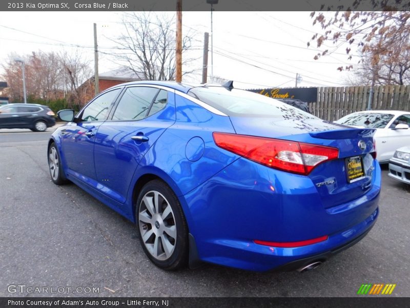 Corsa Blue / Black 2013 Kia Optima SX