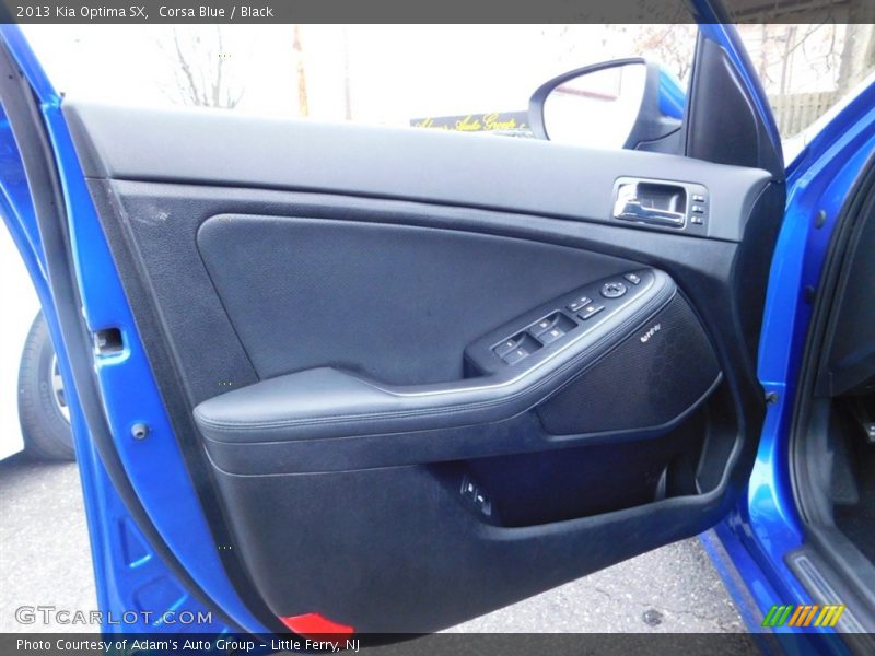 Corsa Blue / Black 2013 Kia Optima SX