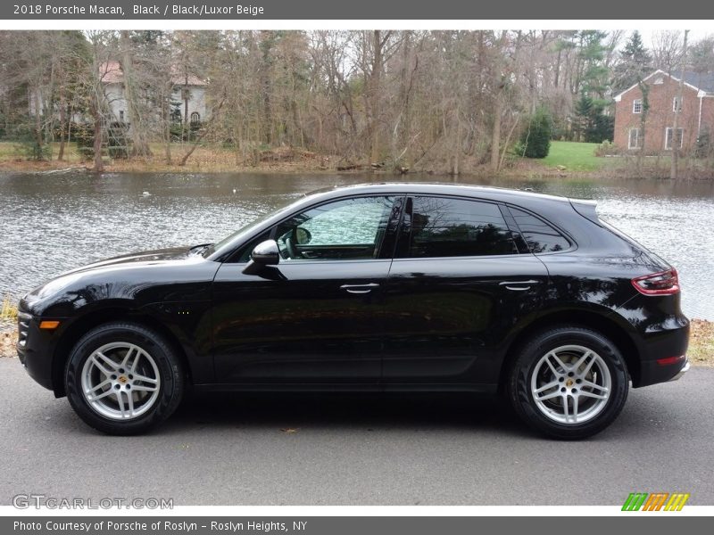 Black / Black/Luxor Beige 2018 Porsche Macan