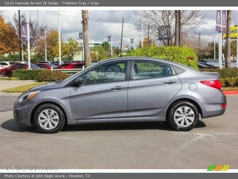 Triathlon Gray / Gray 2016 Hyundai Accent SE Sedan