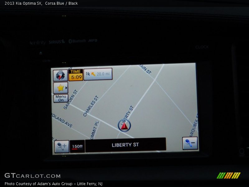 Corsa Blue / Black 2013 Kia Optima SX