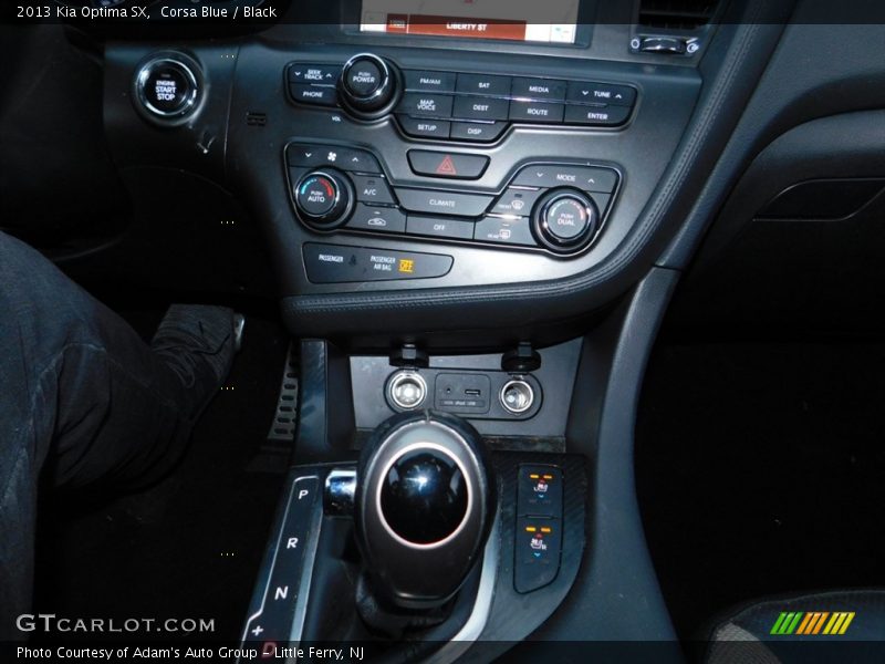 Corsa Blue / Black 2013 Kia Optima SX