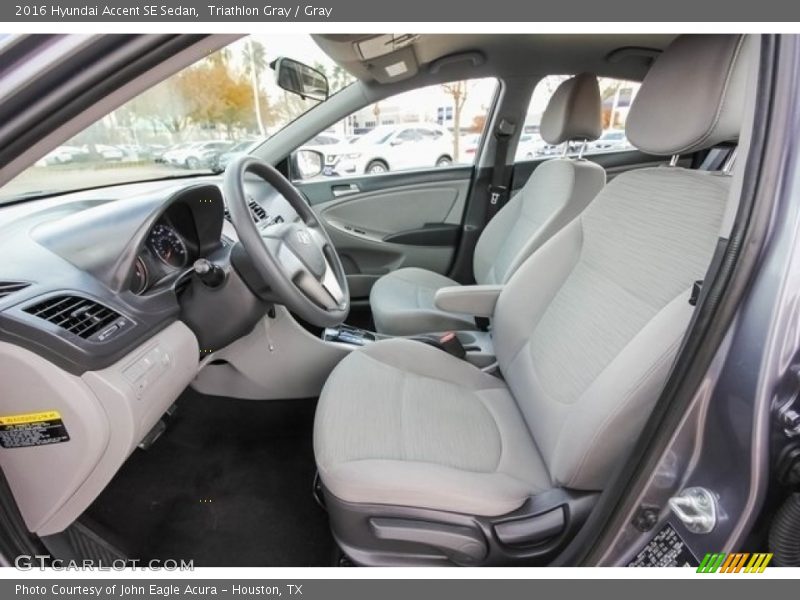 Triathlon Gray / Gray 2016 Hyundai Accent SE Sedan
