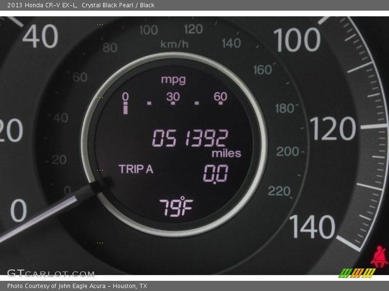 Crystal Black Pearl / Black 2013 Honda CR-V EX-L