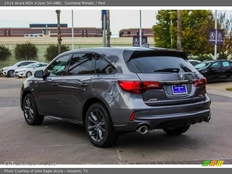Gunmetal Metallic / Red 2019 Acura MDX A Spec SH-AWD