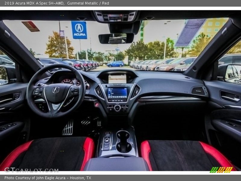 Gunmetal Metallic / Red 2019 Acura MDX A Spec SH-AWD