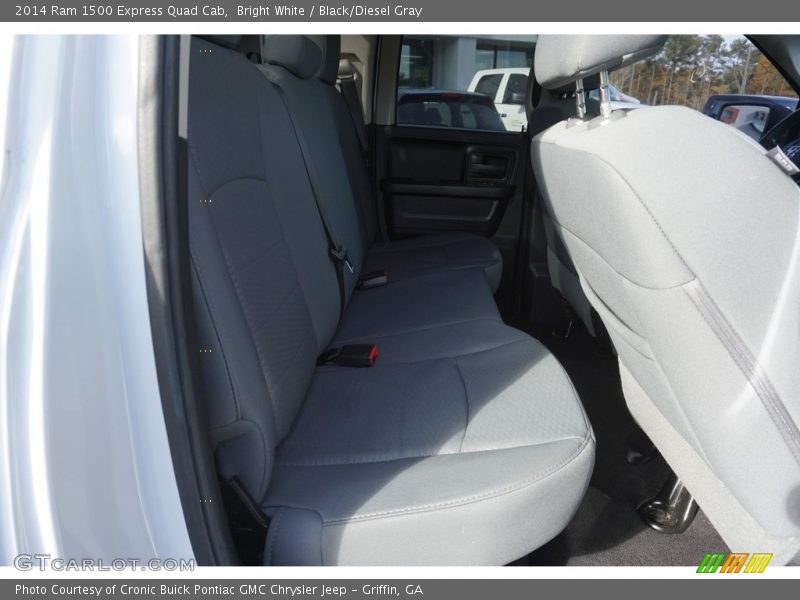 Bright White / Black/Diesel Gray 2014 Ram 1500 Express Quad Cab