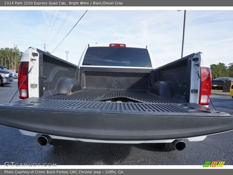 Bright White / Black/Diesel Gray 2014 Ram 1500 Express Quad Cab