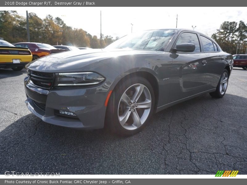 Destroyer Gray / Black 2018 Dodge Charger R/T
