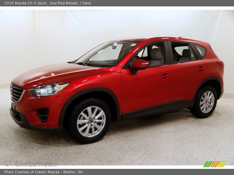 Soul Red Metallic / Sand 2016 Mazda CX-5 Sport