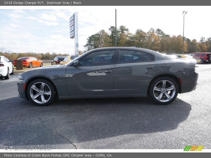 Destroyer Gray / Black 2018 Dodge Charger R/T