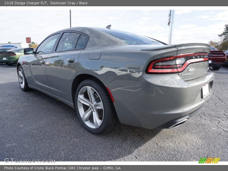 Destroyer Gray / Black 2018 Dodge Charger R/T