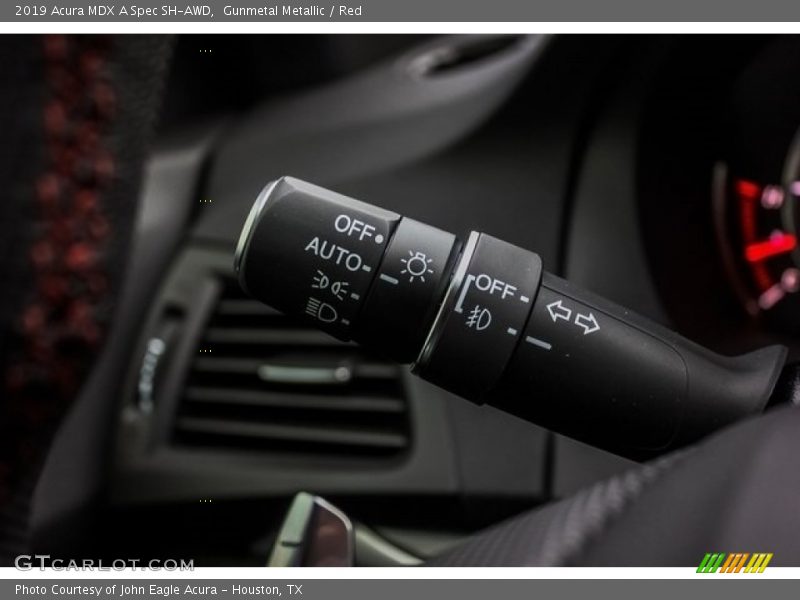 Gunmetal Metallic / Red 2019 Acura MDX A Spec SH-AWD