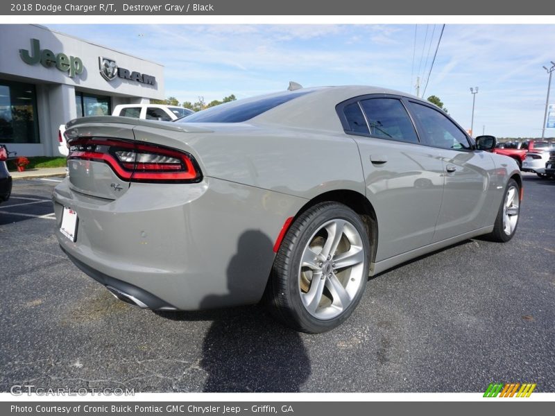 Destroyer Gray / Black 2018 Dodge Charger R/T