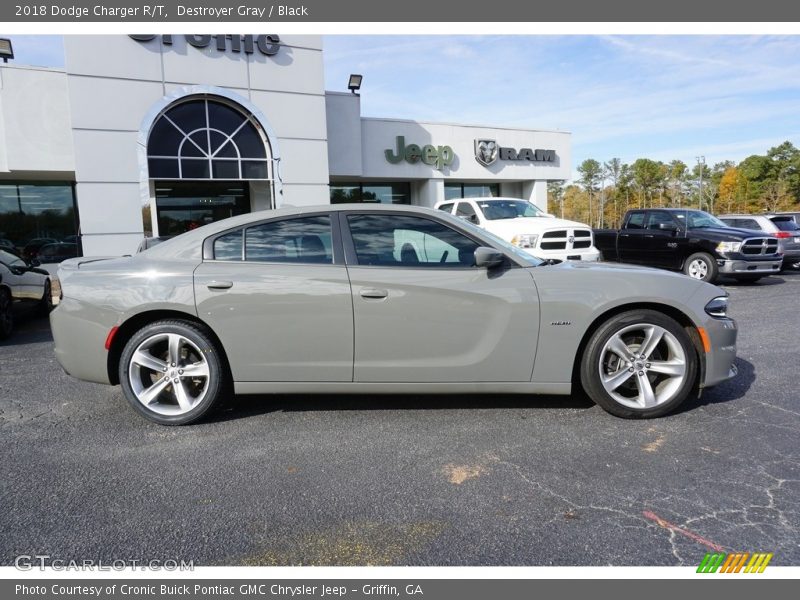 Destroyer Gray / Black 2018 Dodge Charger R/T