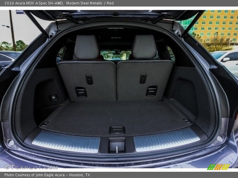 Modern Steel Metallic / Red 2019 Acura MDX A Spec SH-AWD