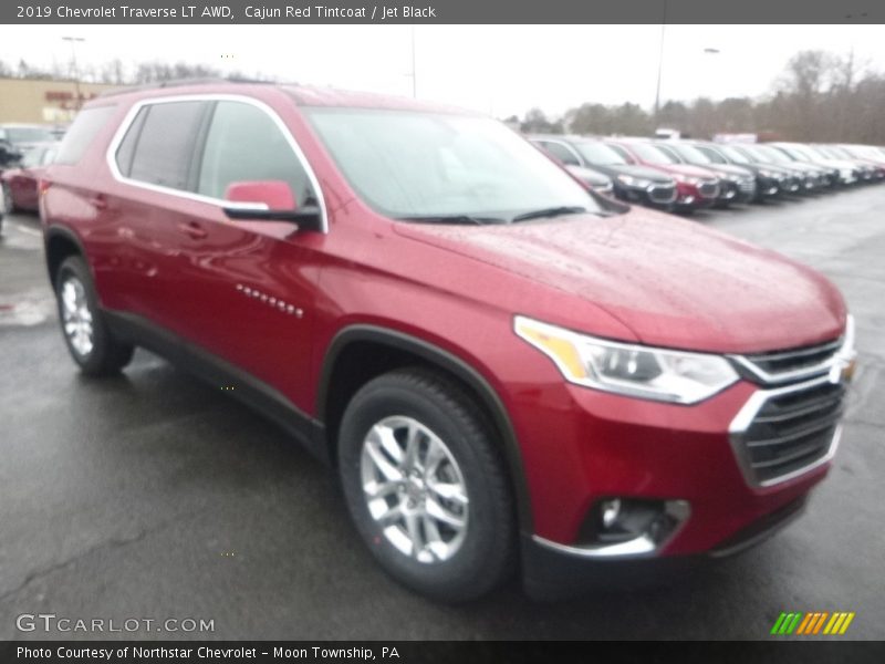 Cajun Red Tintcoat / Jet Black 2019 Chevrolet Traverse LT AWD
