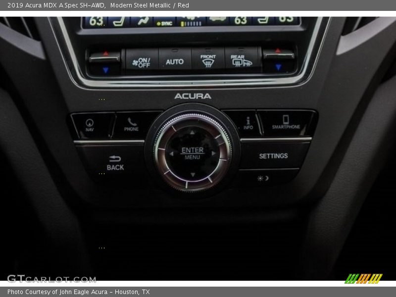 Modern Steel Metallic / Red 2019 Acura MDX A Spec SH-AWD