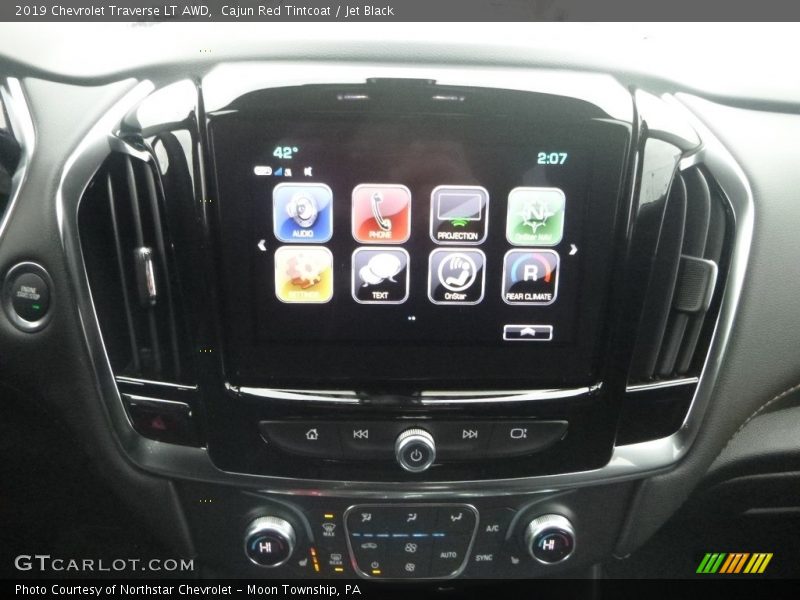 Cajun Red Tintcoat / Jet Black 2019 Chevrolet Traverse LT AWD