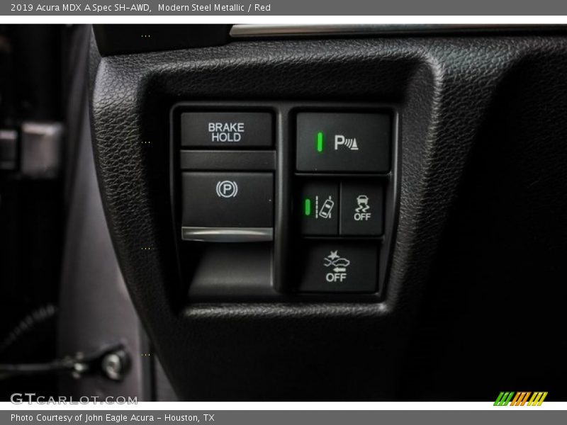 Modern Steel Metallic / Red 2019 Acura MDX A Spec SH-AWD