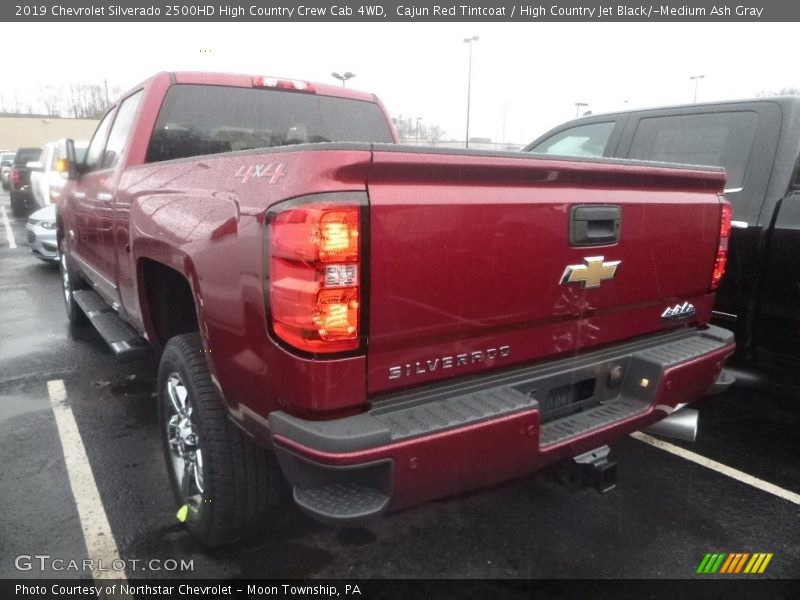 Cajun Red Tintcoat / High Country Jet Black/­Medium Ash Gray 2019 Chevrolet Silverado 2500HD High Country Crew Cab 4WD