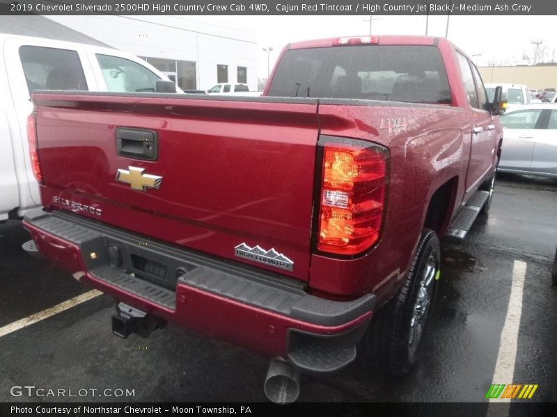 Cajun Red Tintcoat / High Country Jet Black/­Medium Ash Gray 2019 Chevrolet Silverado 2500HD High Country Crew Cab 4WD