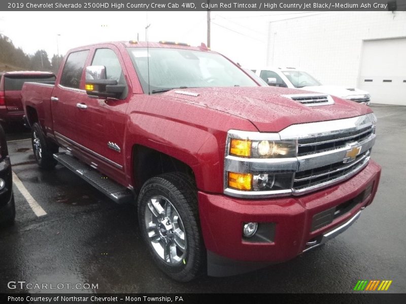 Cajun Red Tintcoat / High Country Jet Black/­Medium Ash Gray 2019 Chevrolet Silverado 2500HD High Country Crew Cab 4WD