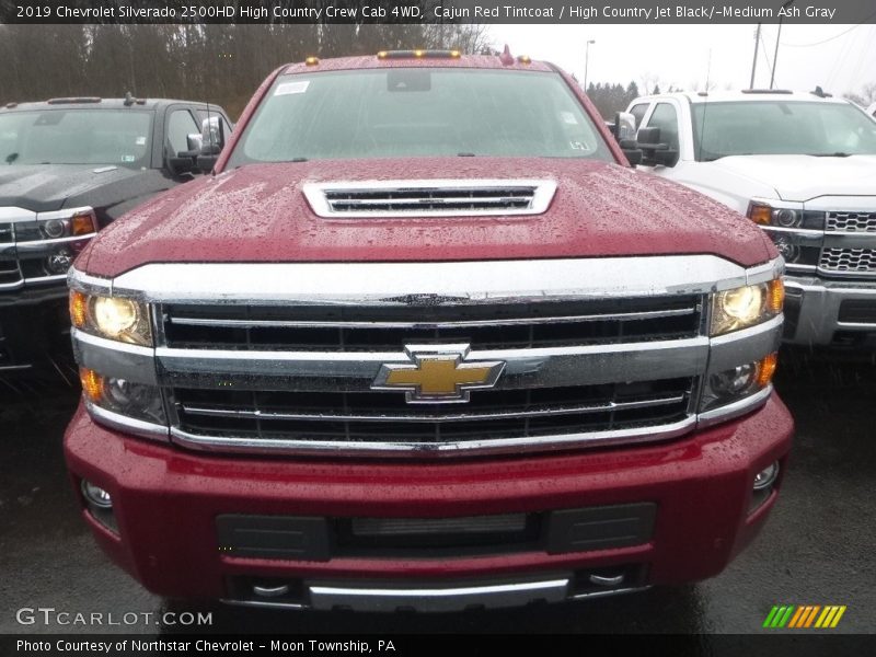 Cajun Red Tintcoat / High Country Jet Black/­Medium Ash Gray 2019 Chevrolet Silverado 2500HD High Country Crew Cab 4WD