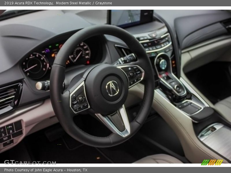 Modern Steel Metallic / Graystone 2019 Acura RDX Technology