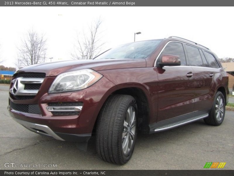 Cinnabar Red Metallic / Almond Beige 2013 Mercedes-Benz GL 450 4Matic