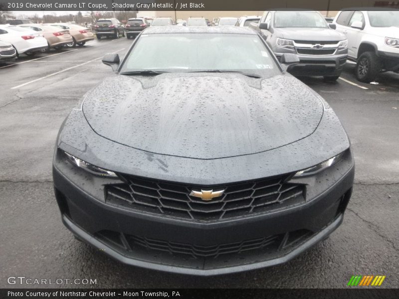Shadow Gray Metallic / Jet Black 2019 Chevrolet Camaro LT Coupe