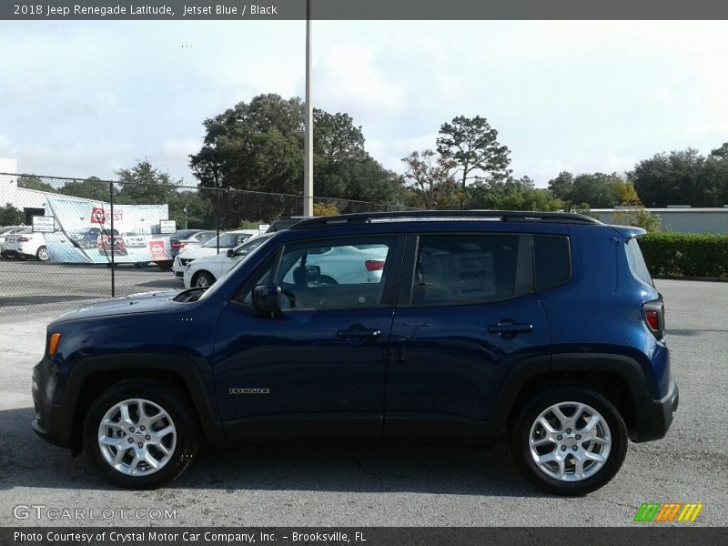 Jetset Blue / Black 2018 Jeep Renegade Latitude