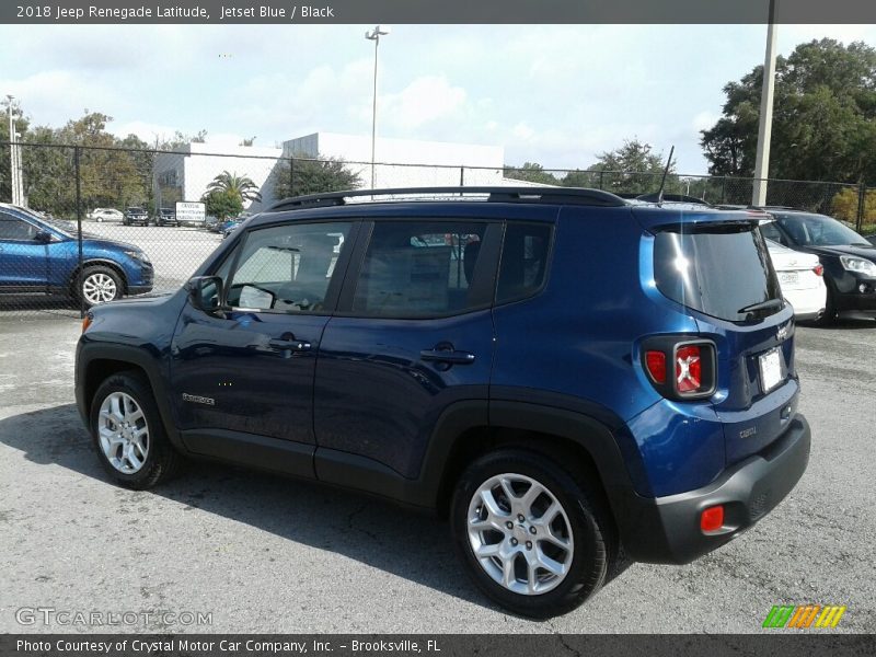 Jetset Blue / Black 2018 Jeep Renegade Latitude