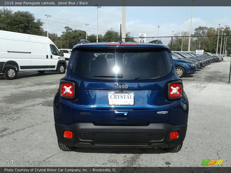 Jetset Blue / Black 2018 Jeep Renegade Latitude