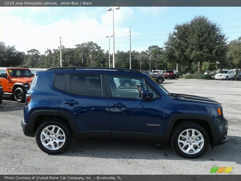 Jetset Blue / Black 2018 Jeep Renegade Latitude