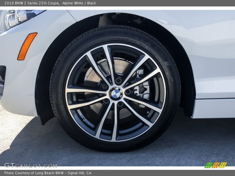 Alpine White / Black 2019 BMW 2 Series 230i Coupe