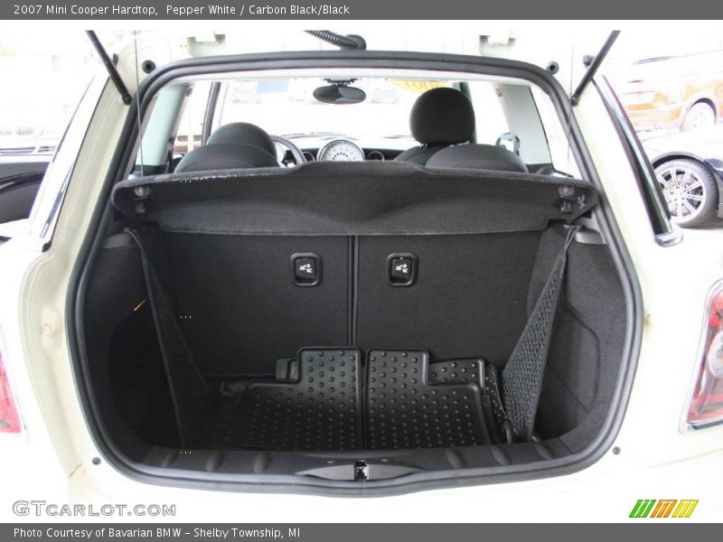Pepper White / Carbon Black/Black 2007 Mini Cooper Hardtop