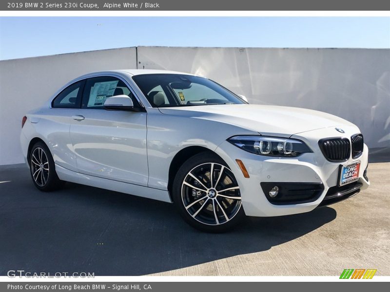 Alpine White / Black 2019 BMW 2 Series 230i Coupe