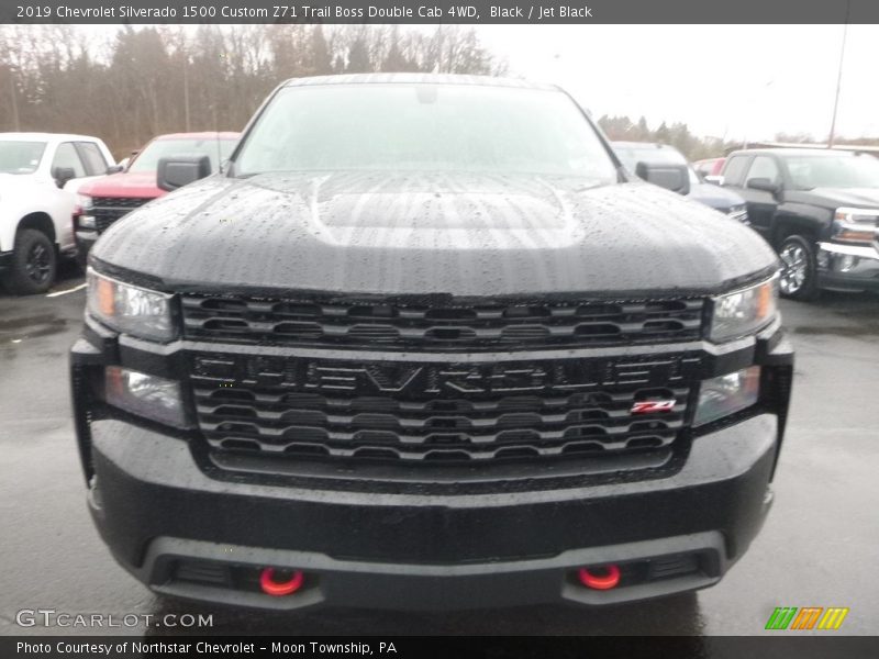 Black / Jet Black 2019 Chevrolet Silverado 1500 Custom Z71 Trail Boss Double Cab 4WD