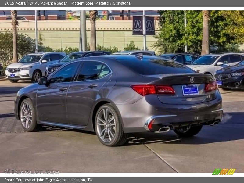 Modern Steel Metallic / Graystone 2019 Acura TLX V6 Advance Sedan