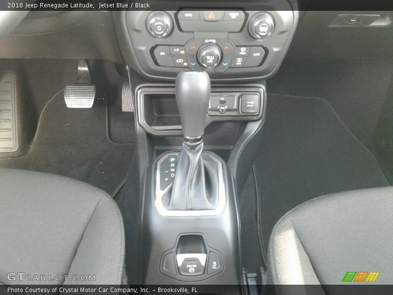 Jetset Blue / Black 2018 Jeep Renegade Latitude