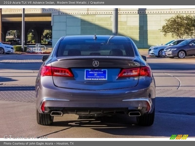 Modern Steel Metallic / Graystone 2019 Acura TLX V6 Advance Sedan