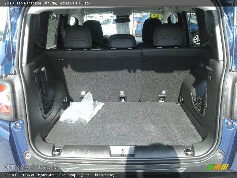 Jetset Blue / Black 2018 Jeep Renegade Latitude